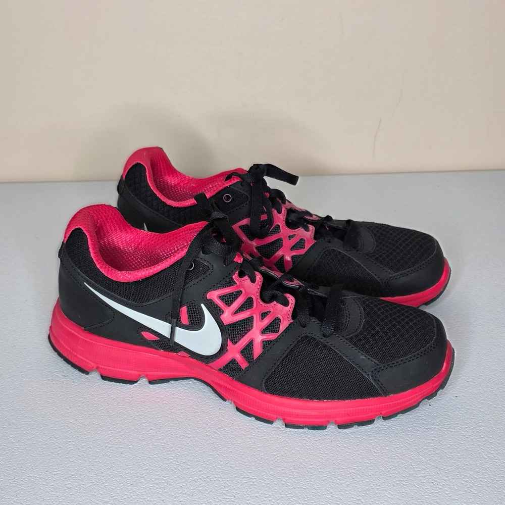 Nike Air Relentless 2 Running Shoes Womens 11 Black Pink 512083-009 Low Top